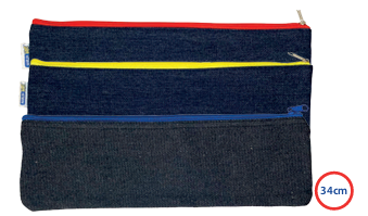 Marliln Denim pencil bag 34cm